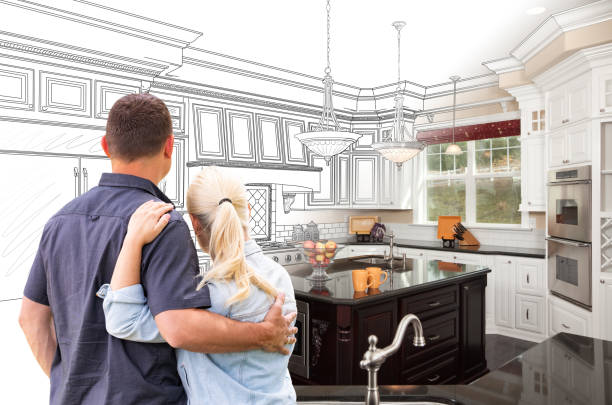 Professional Cabinet Installation technician working in Phoenixville, PA